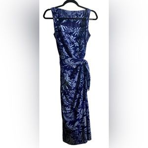 Hawaiian Blue 1950’s style day dress